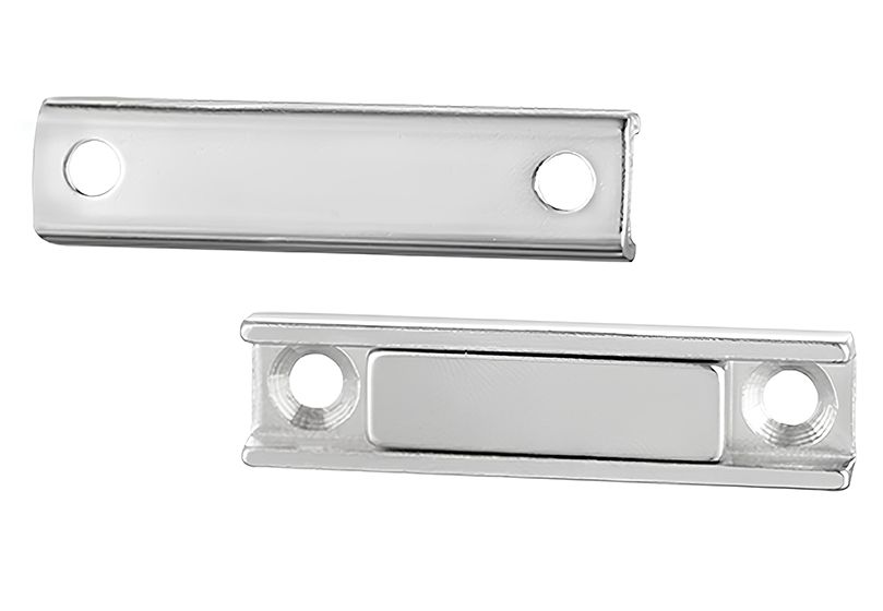 2  X 1/2 X 1/4 inch Channel Magnet-Rectangular Cup Magnet W/2 Countersunk Holes